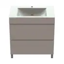 Snail Тумба «Новелла» з умивальником «Атлант» 800 Капучино Н400 (800КМ163H400)