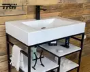 Snail Тумба «Родос» з умивальником «Атлант»/камінь А802 Олива глянець (800LOFT163сA802)