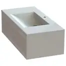 Snail Тумба «Глорія» з умивальником «Орфей» Мідь H500 (990КМ165H500)