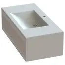 Snail Тумба «Глорія» з умивальником «Орфей» Мідь H500 (990КМ165H500)