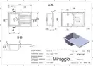 MIRAGGIO Кухонная мойка VERSALбелая (0000063)