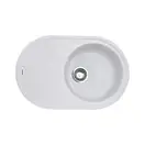 Мийка кухонна Zerix ZS-7750R-01 Біла (ZX4555)