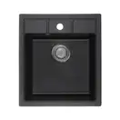 Мийка кухонна Zerix ZS-4651S-03 Чорна (ZX4564)