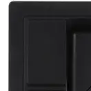 Мийка кухонна Zerix ZS-4651S-14 Чорний металік (ZX4570)