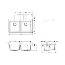 Hansgrohe S510-F770 Кухонна мийка, Concretegrey (43316380)