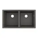 Кухонна мийка Hansgrohe S510-U770 під стільницю 820х450 дві чаші 370/370, Stonegrey (43434290)