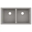 Кухонна мийка Hansgrohe S510-U770 під стільницю 820х450 на дві чаші 370/370, Concretegrey (43434380)