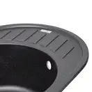 Lidz BLM-14 Кухонна мийка, чорна матова (LIDZBLM14620500200)
