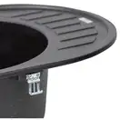 Lidz BLM-14 Кухонна мийка, чорна матова (LIDZBLM14620500200)