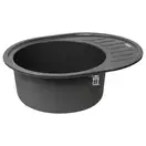 Lidz GRF-13 Кухонна мийка, графіт (LIDZGRF13620500200)