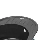 Lidz GRF-13 Кухонна мийка, графіт (LIDZGRF13620500200)