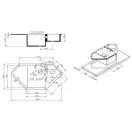 Кухонная мойка Lidz с дополнительной чашей 1000x500/225 MAR-07 (LIDZMAR071000500225)
