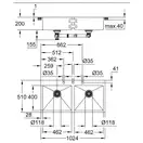 Мийка для кухні із нержавіючої сталі Grohe K800 (31585SD1)