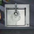 Кухонна мийка Hansgrohe C71 C71-F450-06 Sink combi 550x500 зі змішувачем, stainless steel (43201800)