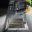 Кухонна мийка Hansgrohe C71 C71-F450-06 Sink combi 550x500 зі змішувачем, stainless steel (43201800)