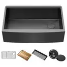 Kraus Kore™ Кухонная мойка Workstation, Gunmetal (KWF210-33/PGM)
