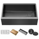 Kraus Kore™ Кухонная мойка, Gunmetal (KWF410-33/PGM)