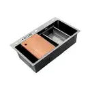 Mixxus Premium MH7545-SET-05 Мойка, графит (MX9632)
