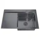 ZERIX ZH7849R-215 Мойка Nano-Black, нержавеющая сталь (MX1592)
