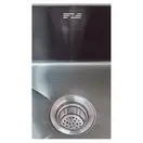ZERIX ZH4843B-215 Мойка PVD-Black с сушилкой (ZM5555)