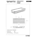 102308072 CYTRO Мильниця прямокутна , Bemeta (102308072)