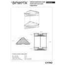 102308132 Cytro Мильниця кутова  Bemeta  Чехія (102308132)