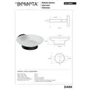 104108040 Dark Мильниця скляна , Bemeta (104108040)