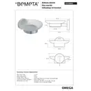 104108042 Omega Мильниця скляна, Bemeta (104108042)