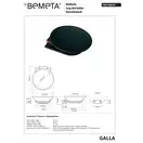 108108020 Galla: Мильниця скляна Bemeta Чехія (108108020)