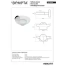 159108042 Hematit Мильниця скляна Bemeta (159108042)