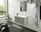 Мыльница подвесная Hansgrohe AddStoris, хром/стекло матовое (41746000) фото 6 Aquada.com.ua