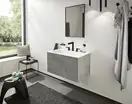 Мыльница подвесная Hansgrohe AddStoris, чёрный матовый/стекло матовое (41746670) фото 11 Aquada.com.ua