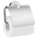 Набор аксессуаров 5-в1 Hansgrohe Logis (цвет - хром/стекло матовое, белое) (10002319) фото 3 Aquada.com.ua