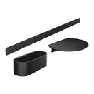 Комплект аксесуарів Hansgrohe WallStoris 2в1, Matt Black (27966670)