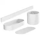 Комплект аксесуарів Hansgrohe WallStoris 4в1, Matt White (27968700)