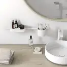 Комплект аксесуарів Hansgrohe WallStoris 4в1, Matt White (27968700)