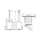 Комплект аксесуарів Hansgrohe WallStoris 2в1, Matt Black (27969670)