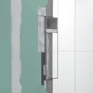 Вбудований тримач для йоржика та туалетного паперу Hansgrohe XtraStoris Rock, колір - Brushed Stainless Steel  56062800