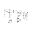Набор смесителей для душа 3-в-1 Grohe BauEdge (цвет - хром) (123208) фото 2 Aquada.com.ua