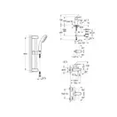 Набор смесителей для ванны 3-в-1 Grohe Eurosmart Cosmopolitan S-Size (цвет - хром) (126111 S) фото 2 Aquada.com.ua