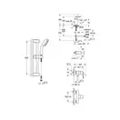Набор смесителей для душа 3-в-1 Grohe Eurosmart Cosmopolitan S-Size (цвет - хром) (126114 S) фото 2 Aquada.com.ua