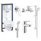 Набор для ванной Grohe Mega Bundle BauLoop (39192МВ0) фото 1 Aquada.com.ua