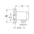 Набор для ванной 15-в-1 Grohe Mega Bundle BauFlow (39418MB1) фото 9 Aquada.com.ua