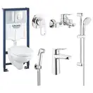 Набор для ванной Grohe Mega Bundle BauLoop (39427MB1) фото 1 Aquada.com.ua