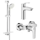 Grohe Eurosmart New Комплект смесителей, хром (UA123244M0)