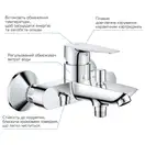 Grohe Start Edge Набор смесителей 4в1, хром (UA202501SK)