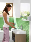 Набор смесителей для ванны 3-в-1 Hansgrohe Novus/Crometta Vario (цвет - хром) (1152019) фото 5 Aquada.com.ua