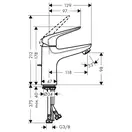 Набор смесителей для ванны 3-в-1 Hansgrohe Novus/Crometta Vario (цвет - хром) (1152019) фото 6 Aquada.com.ua