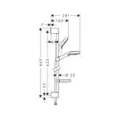Набор смесителей для ванны 2-в-1 Hansgrohe Logis (цвет - хром) (1282019) фото 5 Aquada.com.ua