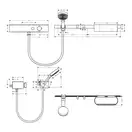 Hansgrohe WallStoris Комплект для душа 7в1, Matt White (24250700)